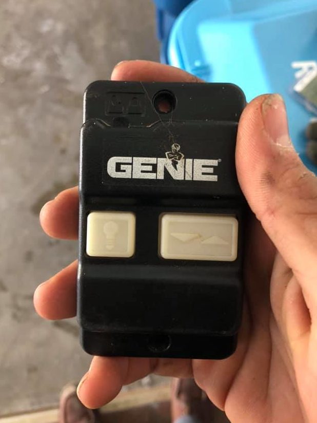 Genie garage door opener remote 